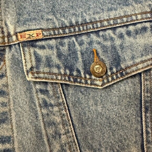Vintage EXP Jeans By Express Denim Jean Jacket Y2K Men's Size M - Picture 4 of 6